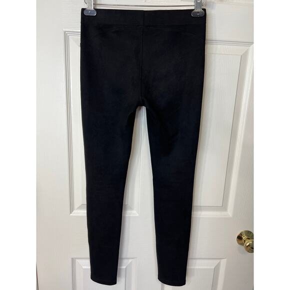 David Lerner New York Barlow Faux Suede Soft Legging Pant Black Small 4-6 - Picture 3 of 8